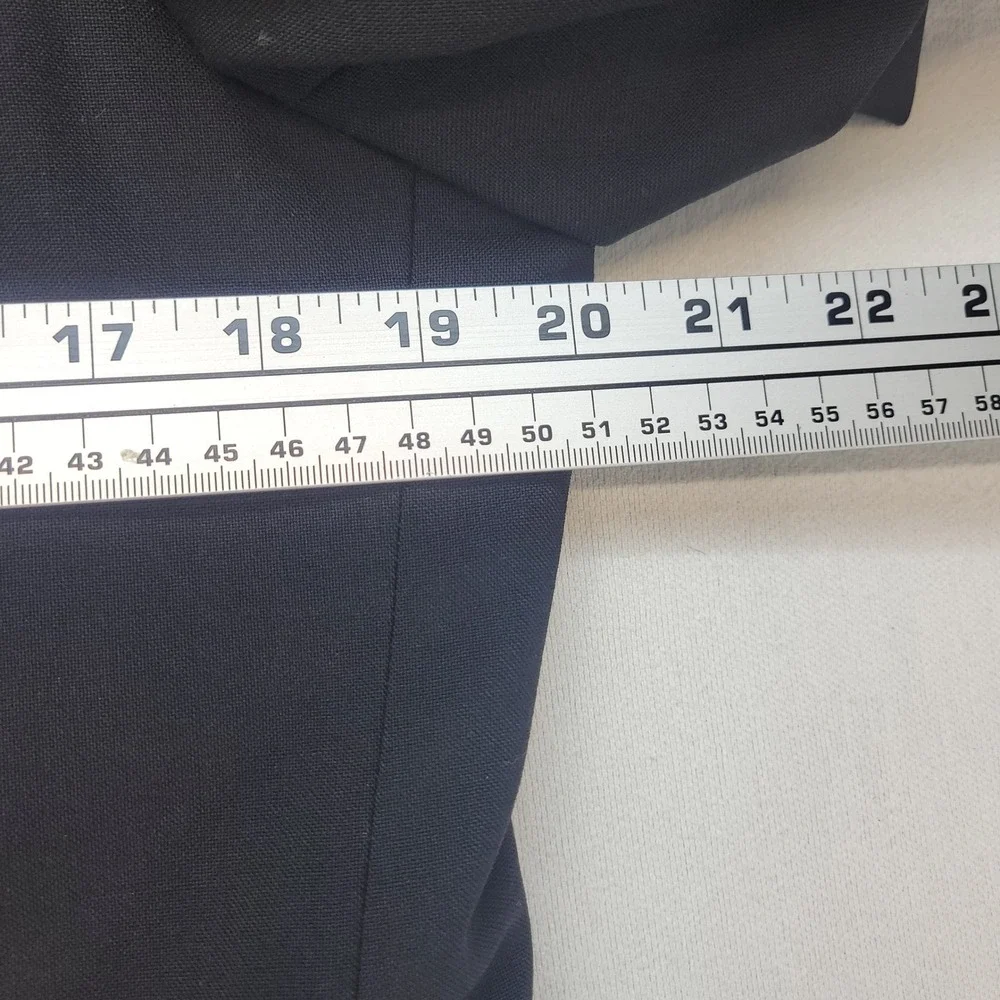 Monsieur by Givenchy Vintage Blazer Mens 37 Short Black Wool Rachard 2 Button